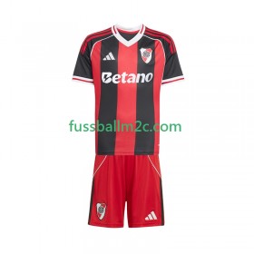 Fußballtrikots CA River Plate Kinder Auswärts Trikotsatz 2025-2026